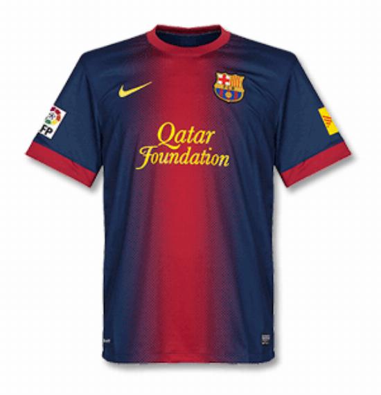 barcelona jersey 2012