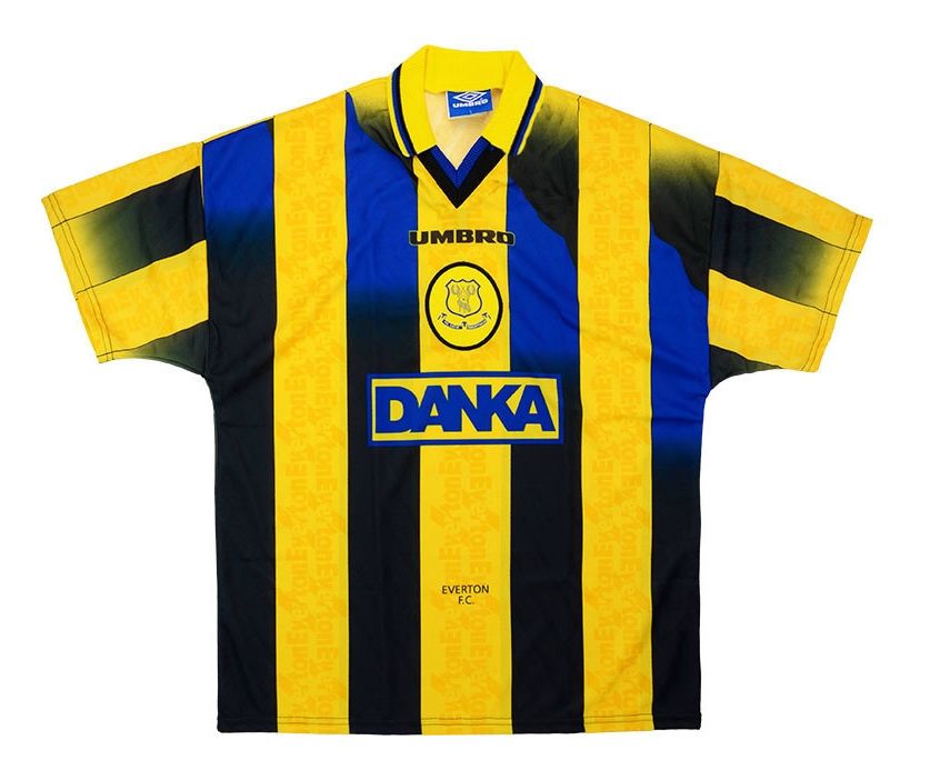 everton 1995 away kit