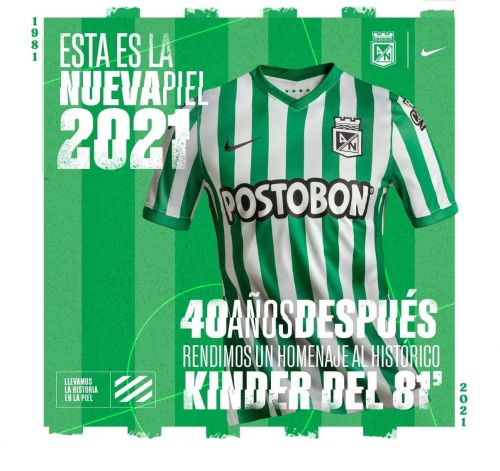 Atlético Nacional 2021 Home & Away Kits Revealed - Footy Headlines