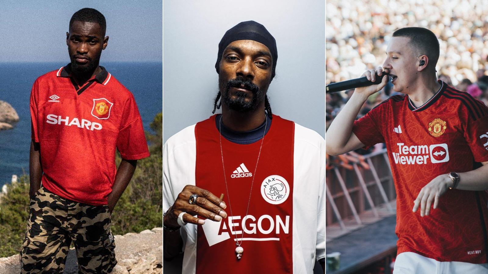 Rappers Wearing Football Shirts